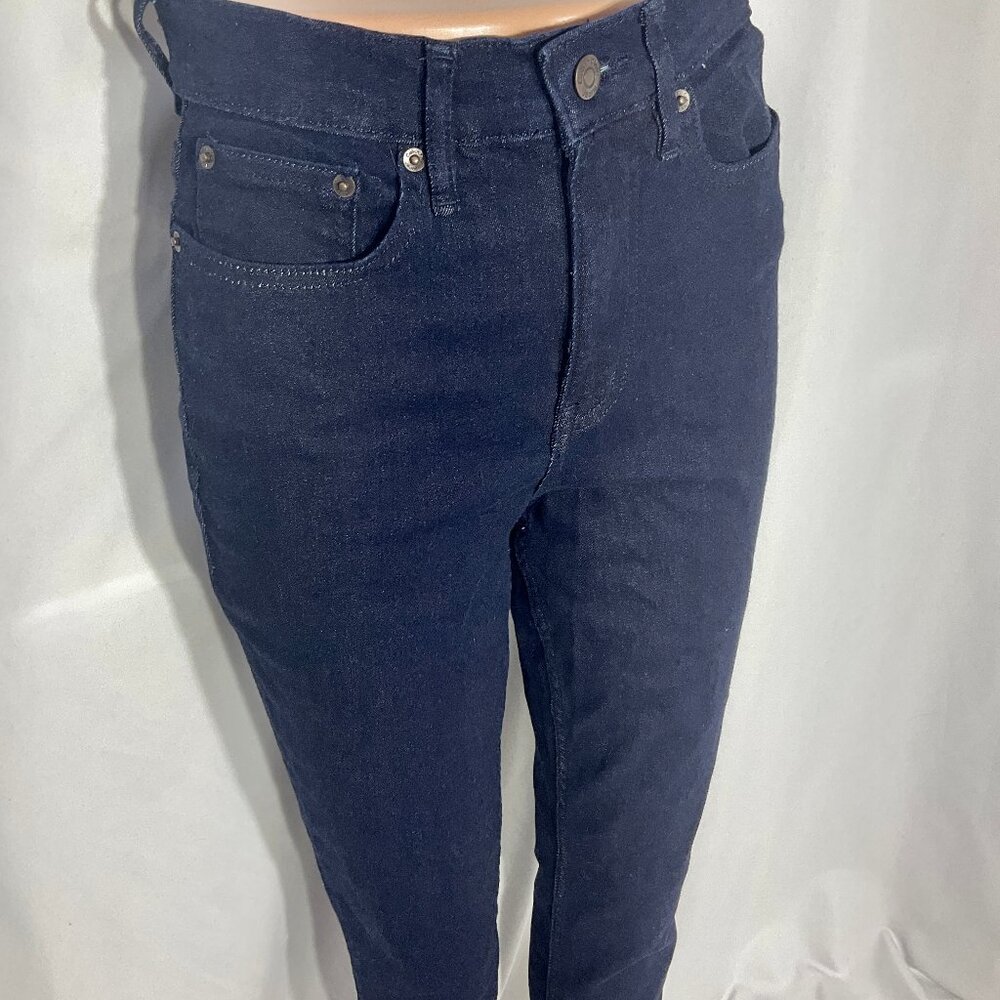Calvin Klein Size 6 Jeans Dark Wash High Rise Skinny Womens Denim
